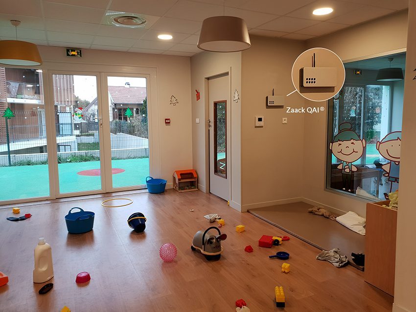 Real-time meting van de luchtkwaliteit binnenshuis